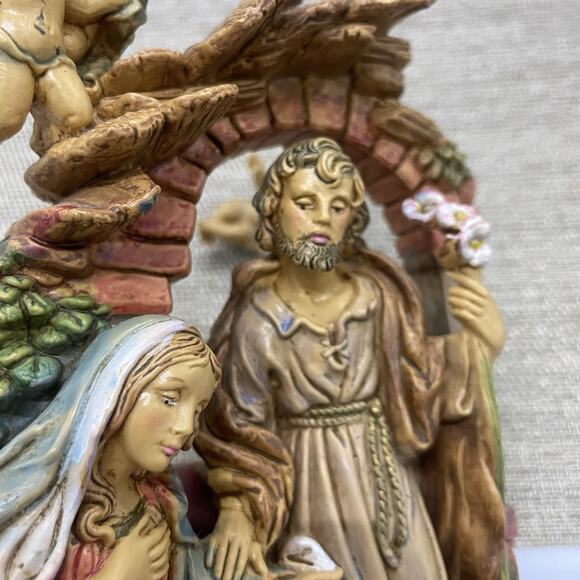 Italy Fontanini Nativity Figurine #407 Holy Family 7.5" Joseph Mary Jesus - Picture 8 of 12